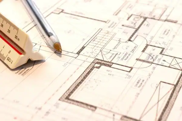 Image of architect Mountsorrel drawings